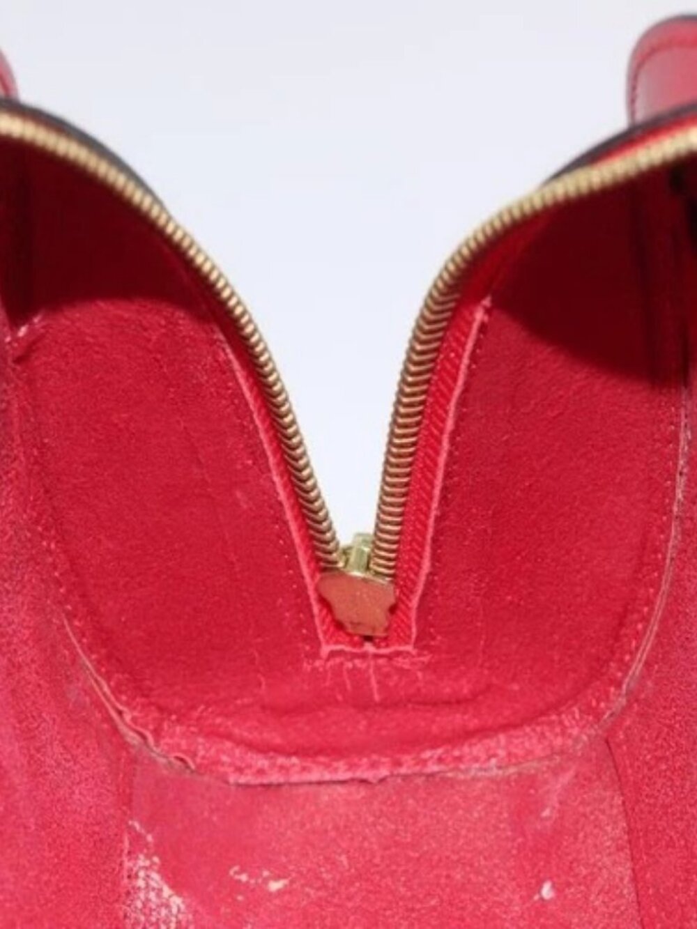 LOUIS VUITTON Epi Dauphine MM Pouch Red M48457 LV Auth th5640 - Picture 13 of 16